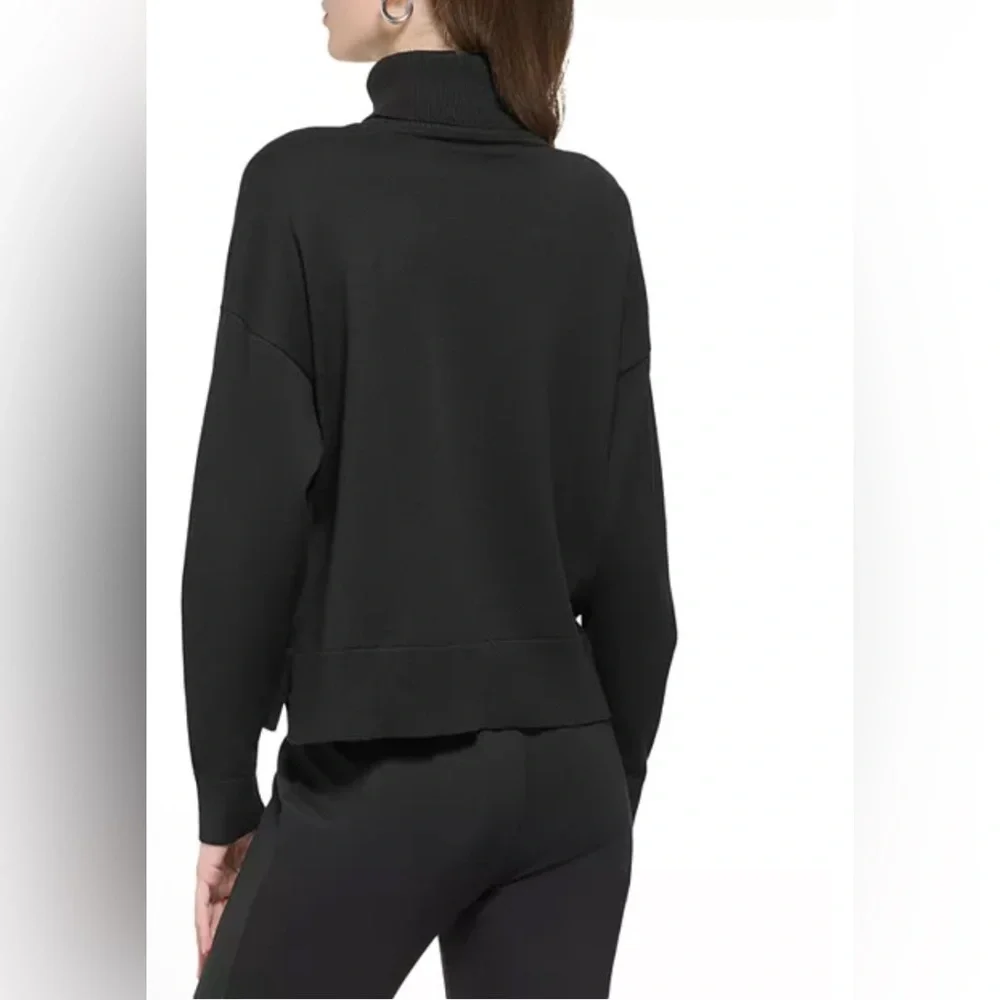 DKNY Sequin Pocket Turtleneck Sweater S